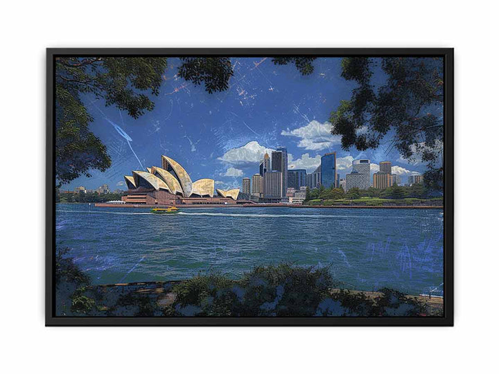 Opera House Art canvas Print