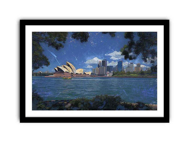 Opera House Art framed Print