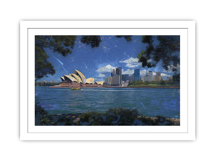 Opera House Art framed Print