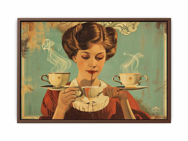 vintage coffee Art 3 Painting