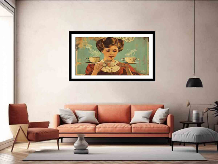 vintage coffee Art 3 Print