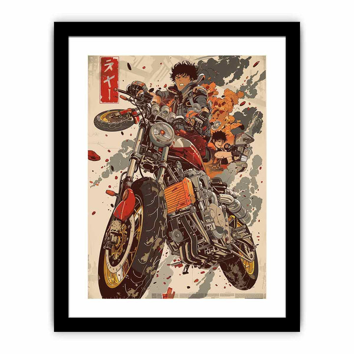 Anime boy Art 2 framed Print