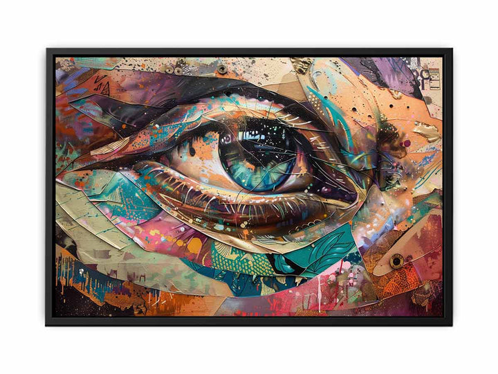 Deep eye Art canvas Print