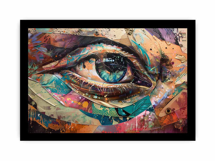 Deep eye Art framed Print