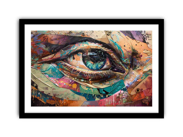 Deep eye Art framed Print