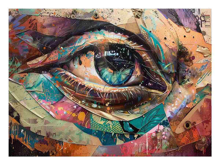 Deep eye Art Print