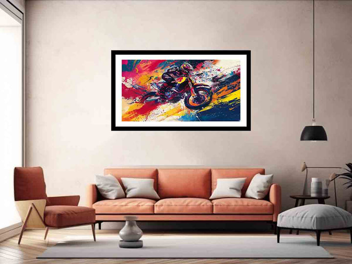 Bike  Rider Art Print