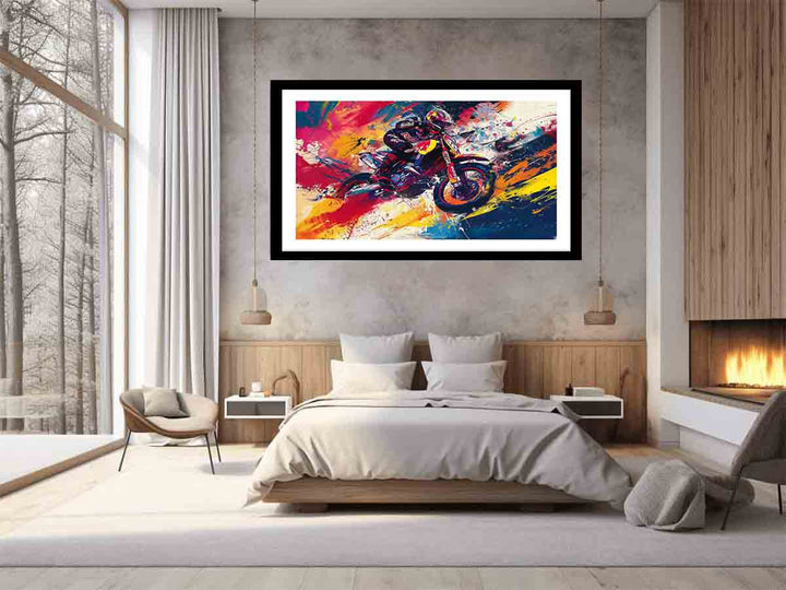 Bike  Rider Art Print