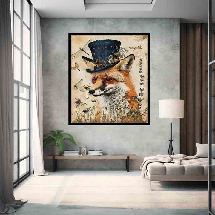 Elegant Fox Art Print