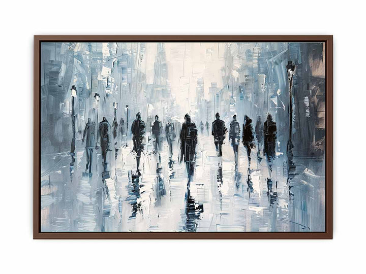 Street Walk in Paris  Painting