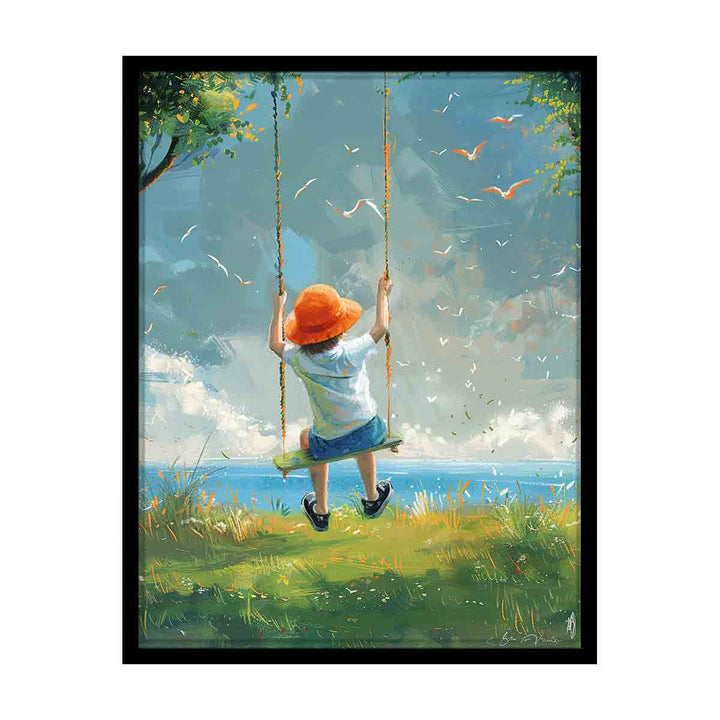 Swinging Art  canvas Print