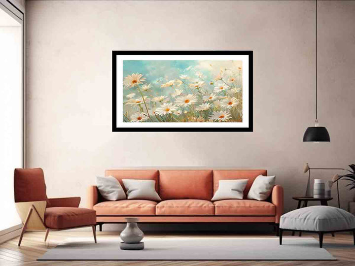 Daisies Flower Art Print