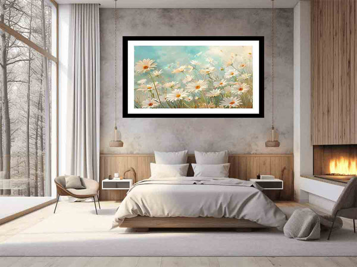 Daisies Flower Art Print