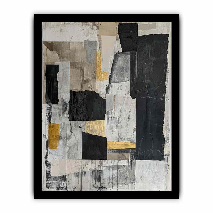 Abstract Shapes Art framed Print