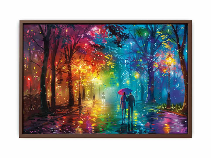 Raibow Walk Art Painting