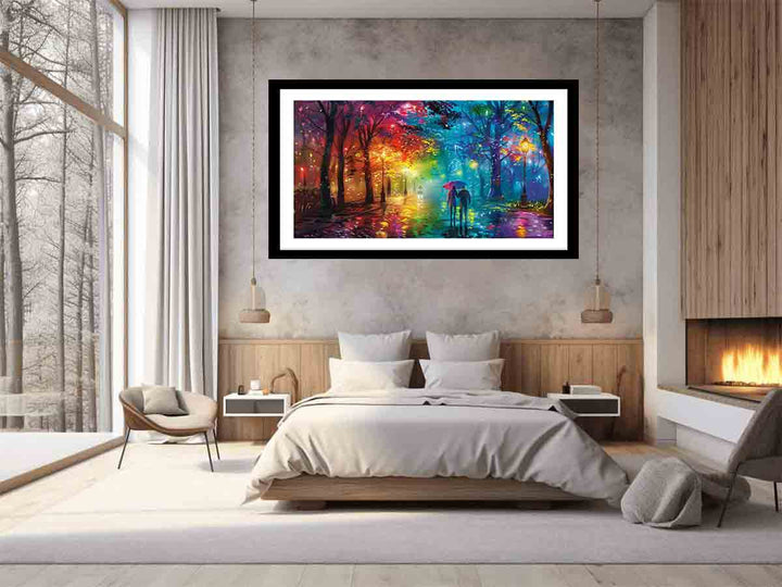 Raibow Walk Art Print