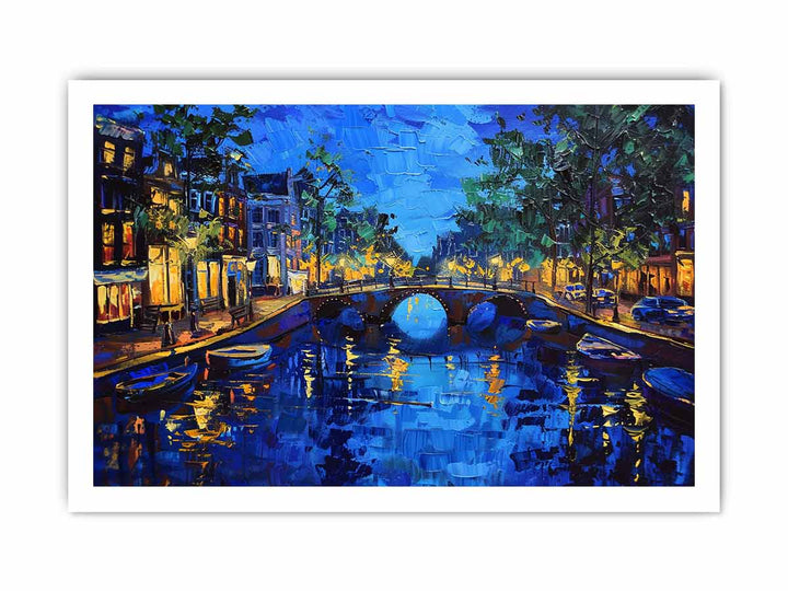 Amsterdam Painting framed Print