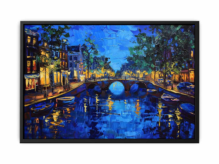 Amsterdam Painting canvas Print