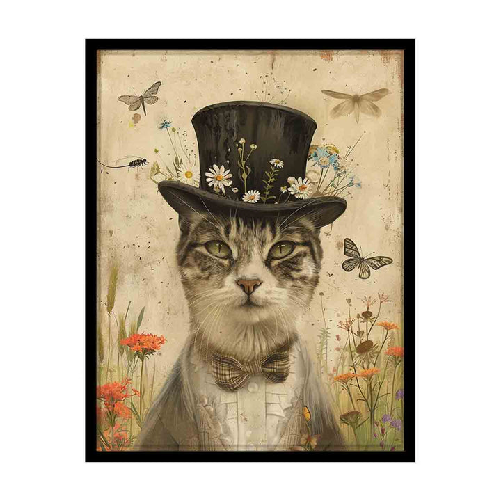 Cat Art canvas Print