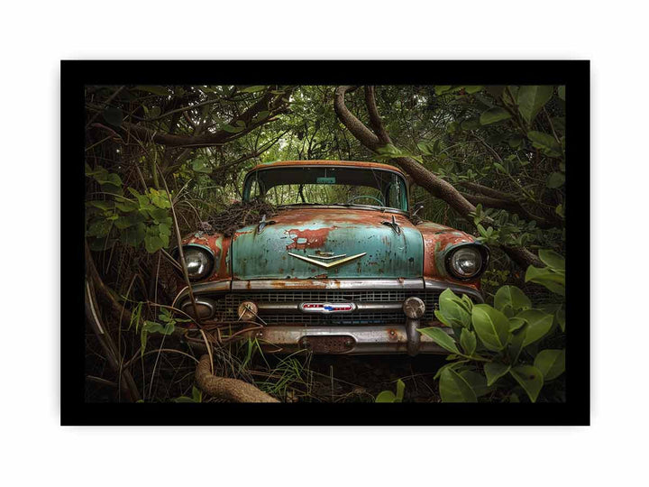 Vinatge car Art framed Print