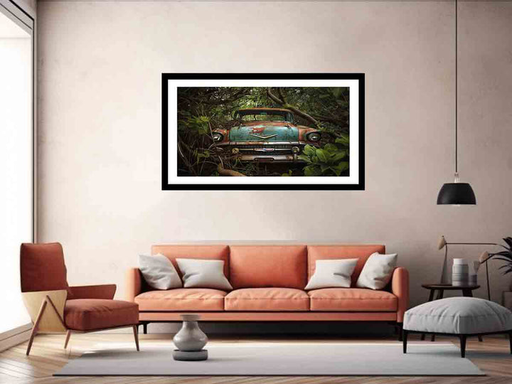 Vinatge car Art Print