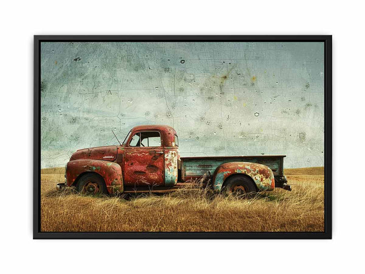 Vinatge Truck Art canvas Print