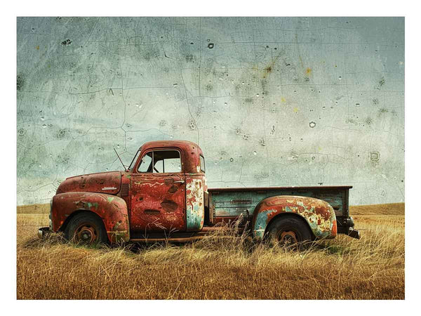 Vinatge Truck Art Print