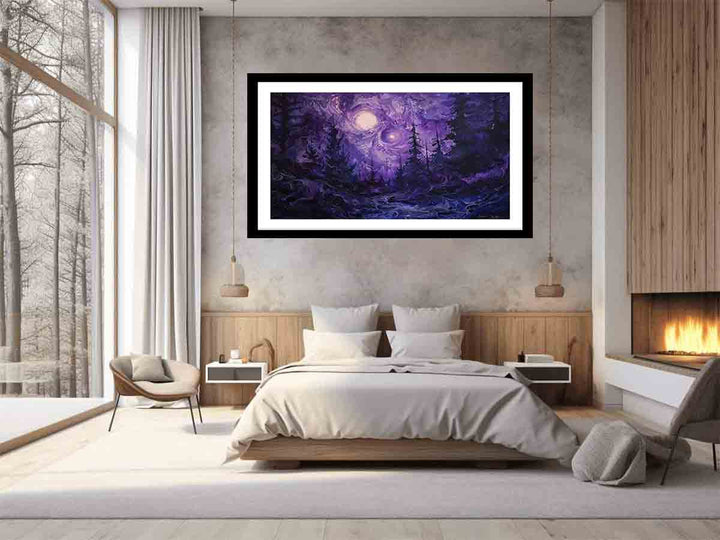 Purple Thought Art Print