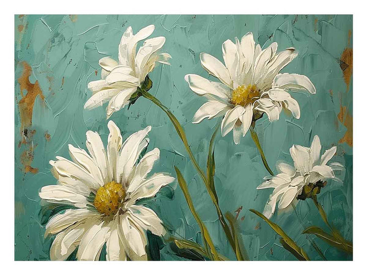 white daisies Art Print