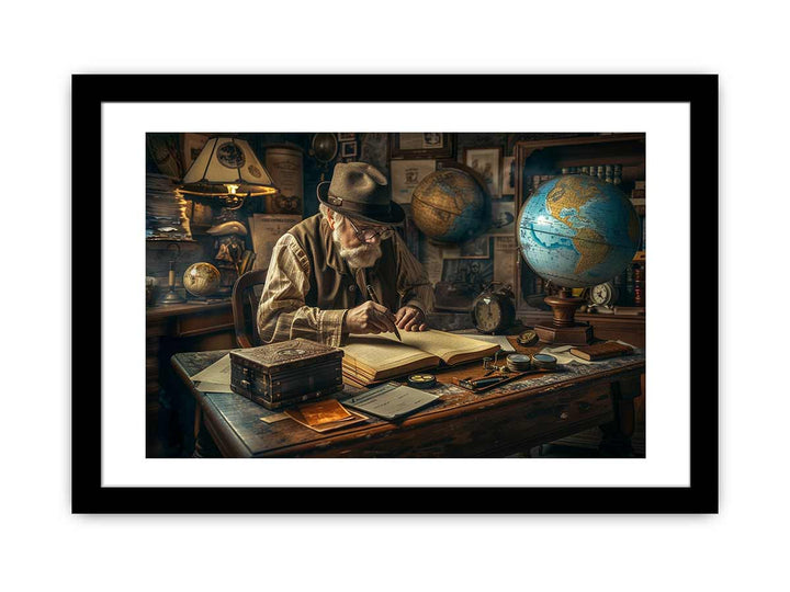 Genius at Work  Print framed Print