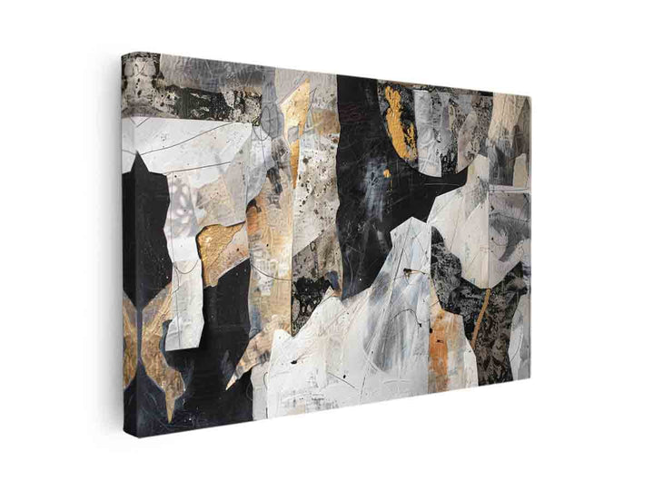 Abstract collage canvas Print