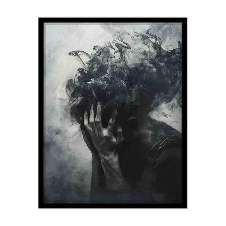 Thinking  too much Print canvas Print