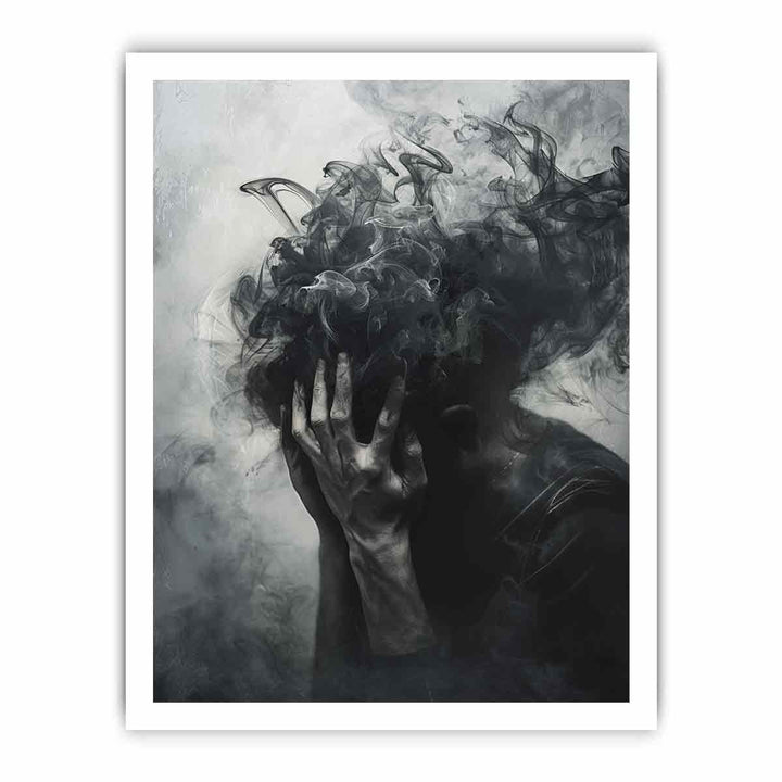 Thinking  too much Print framed Print