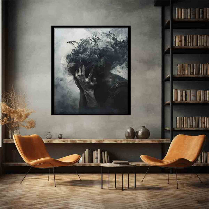 Thinking  too much Art Print