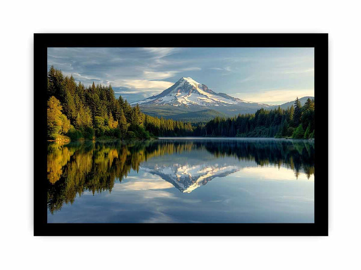 Mt. Hood Reflection framed Print