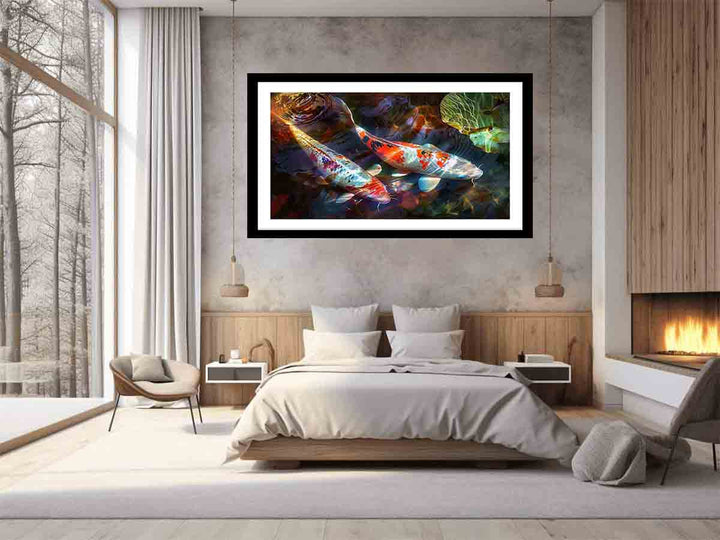 Koi Fish Art Print