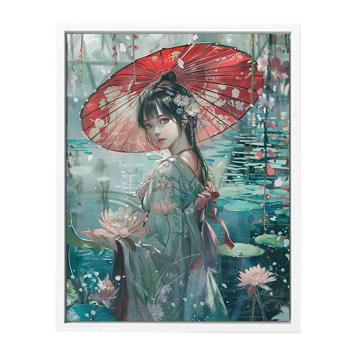 Japanise lady Art Painting