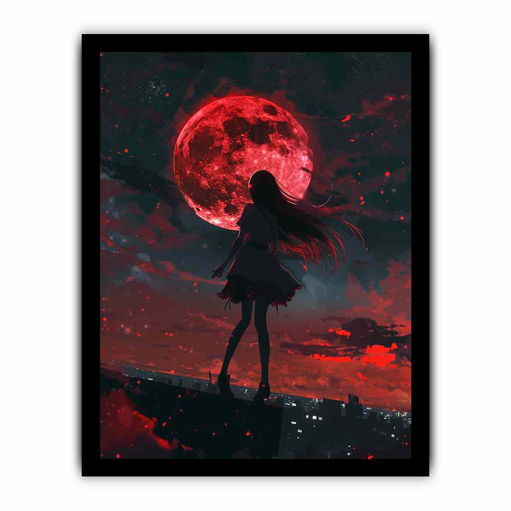 Moon Walk Art  framed Print