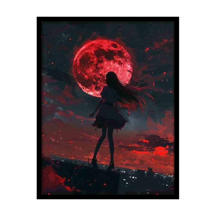 Moon Walk Art canvas Print