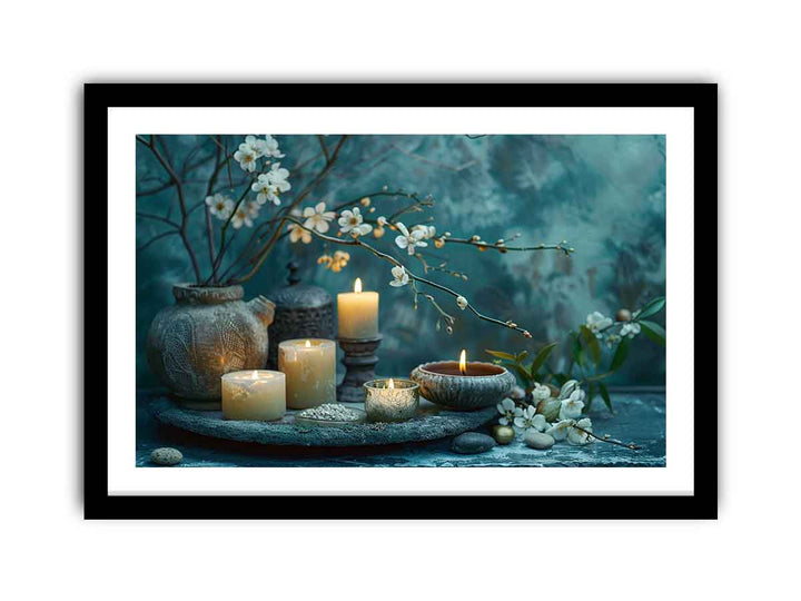 Cool Spa Art framed Print