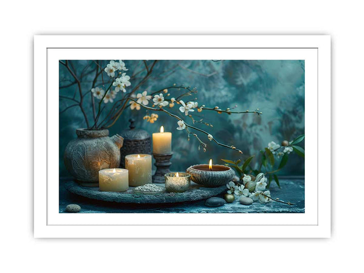 Cool Spa Art framed Print