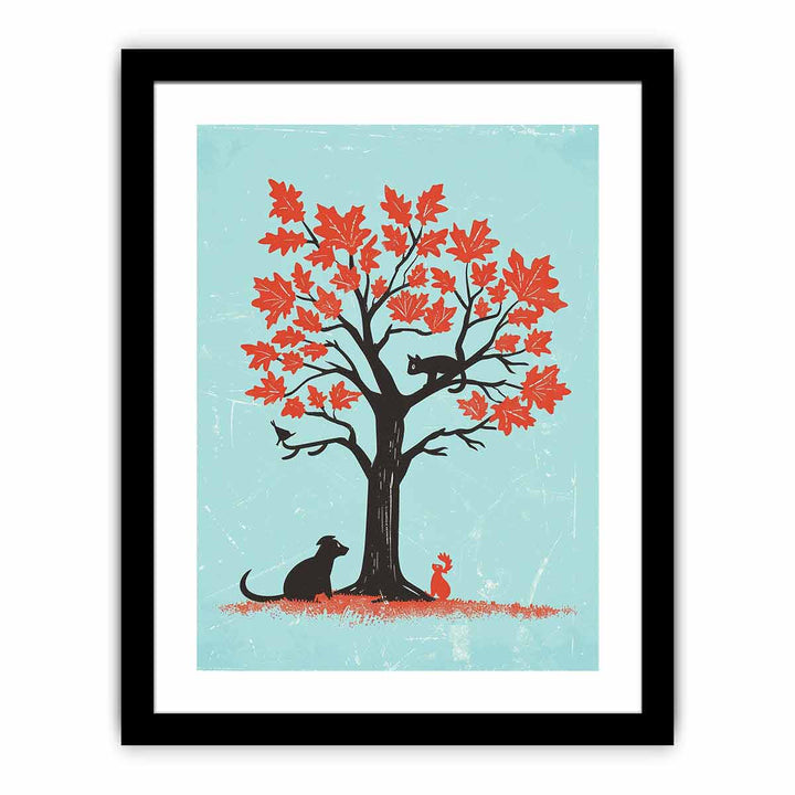 Wait Painting framed Print