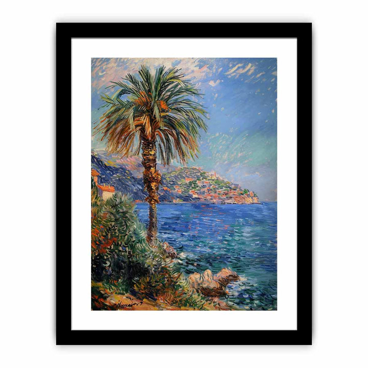 Palm Tree Art framed Print