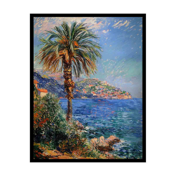 Palm Tree Art canvas Print