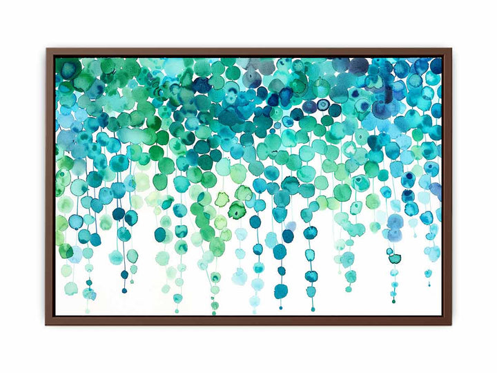 Watercolor Dots Art Painting