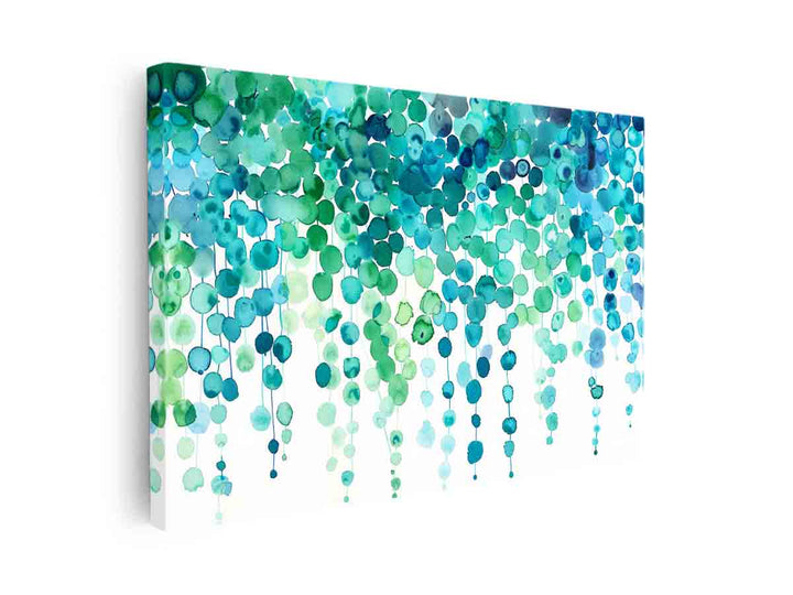 Watercolor Dots Art canvas Print