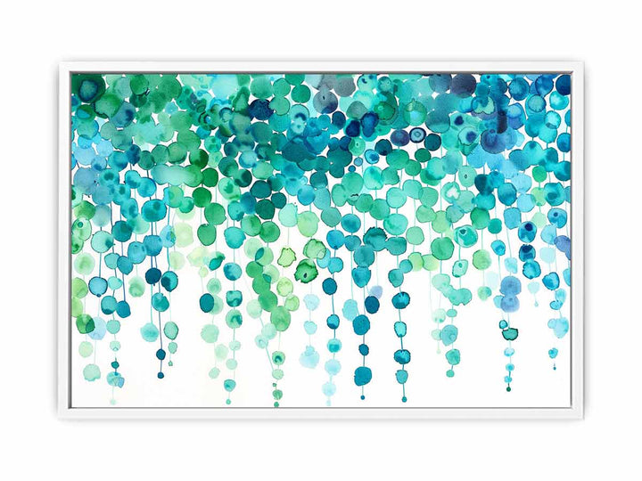 Watercolor Dots Art Painting