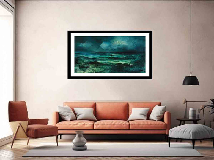 coastal landscape Art Print