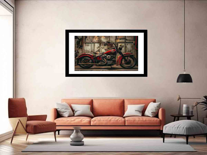 Vintage Bike Art Print