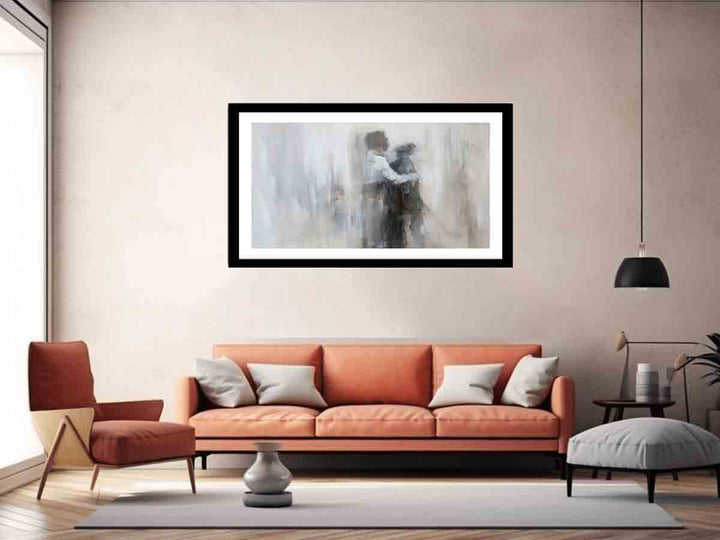 Abstract Couple memories  Art Print